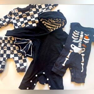 Goth Baby Lot Halloween Baby Cat and Jack Witching Hour Baby